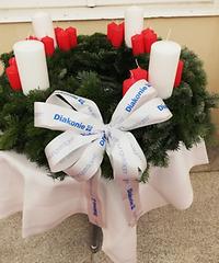 Diakonie-Adventkranz im Bundeskanzleramt. Foto: H. M. Wolf, 2019