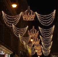 Weihnachtliche Festbeleuchtung