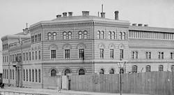 Siglsche Maschinenfabrik, Wien 9, Foto um 1870. Gemeinfrei