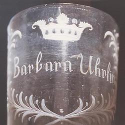 Hochzeitsglas, Wien 1782. Foto: Alfred Wolf