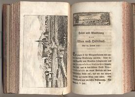 Wanderungen und Spazierfahrten von F. A. Gaheis, 1805. Foto: Helga Maria Wolf