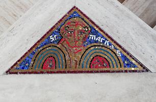Evangelistensymbol in der Kirche Döbling-St. Paul