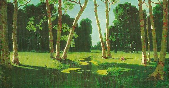Archip Ivanowitsch Kuindzhi (1842-1910) Birken in der Taiga, 1879 Tretjakov-Galerie Moskau Archip Ivanowitsch Kuindzhi (1842-1910) Birken in der Taiga, 1879 Tretjakov-Galerie Moskau