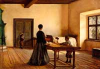 Ferdinand Mallitsch: Schlafstube des Künstlers